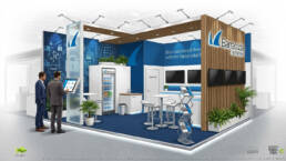AI trade show stand design example
