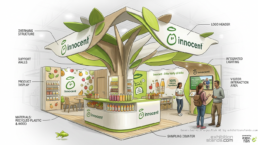 Exhibition stand layout created by Expo.Fish AI generator