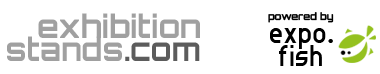 Expo.Fish AI exhibition stand design logo